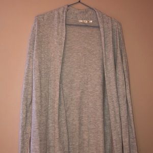 Light gray cardigan!